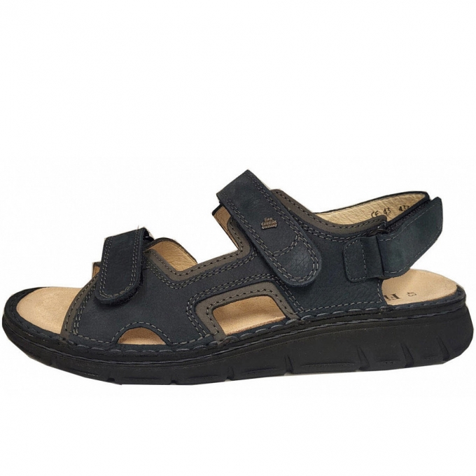 Finn Comfort Herren wanaka-s herren sandalette fersenoffen Sandale in blau-kombiniert Finn Comfort Herren wanaka-s herren sandalette fersenoffen Sandale in blau-kombiniert