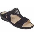 Finn Comfort Damen Pantolette in Schwarz