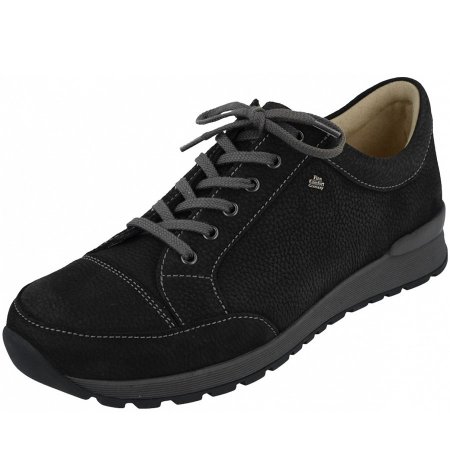 Finn Comfort Herren Schnürer in black