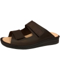Finn Comfort Herren Pantoletten in grizzly