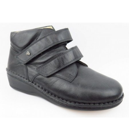 Finn Comfort Damen Prophylaxe Klettstiefel in Schwarz