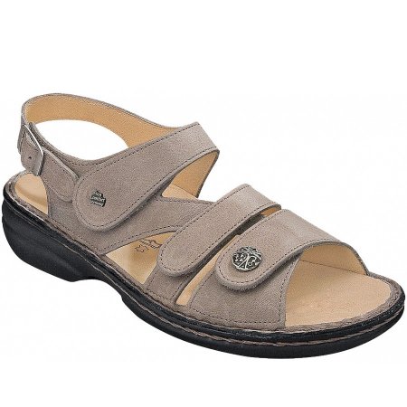 Finn Comfort Damen Sandale in Hellgrau Finn Comfort Damen Sandale in Hellgrau