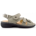 Finn Comfort Damen Gomera Twiga taupe Sandale in taupe