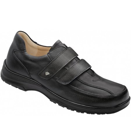 Finn Comfort Herren Kletthalbschuh in schwarz Finn Comfort Herren Kletthalbschuh in schwarz
