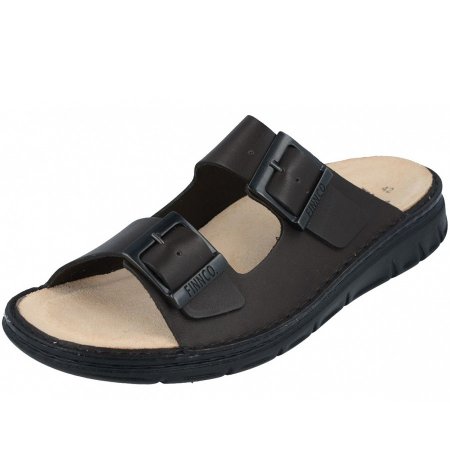 Finn Comfort Herren Pantoletten in Grizzly western