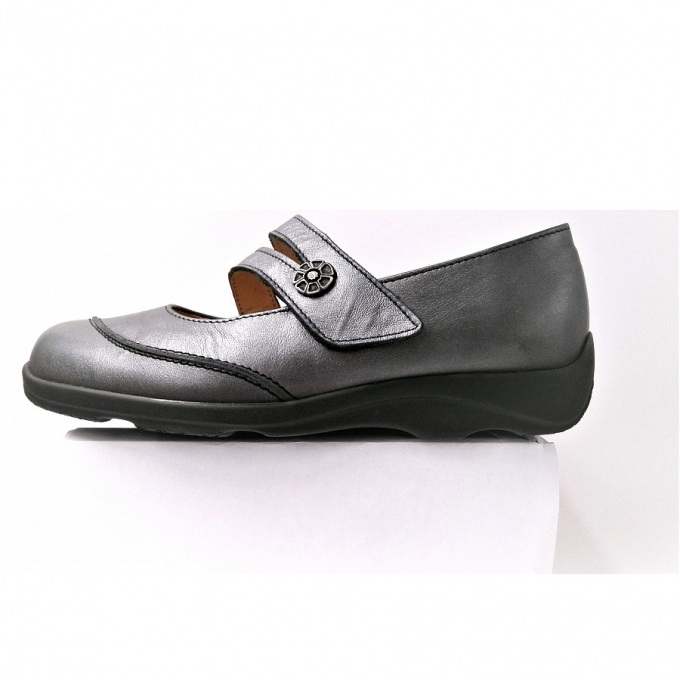 Finn Comfort Damen Vivero- Met. taupe Ballerina in Taupe Finn Comfort Damen Vivero- Met. taupe Ballerina in Taupe