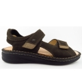 Finn Comfort Herren Skathos Slate truffle Sandale in truffle