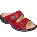 Finn Comfort Damen Pantolette in Dunkelrot