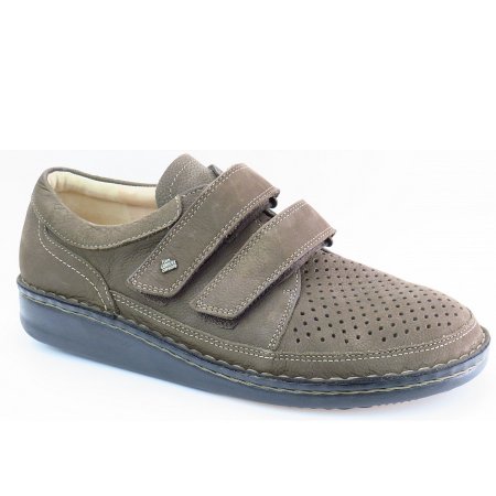 Finn Comfort Herren Tanger kaffee Klettschuh in kaffee