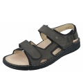 Finn Comfort Herren Sandalen in Grey/Schwarz