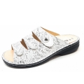 Finn Comfort Damen Kos Pantolette in weiss