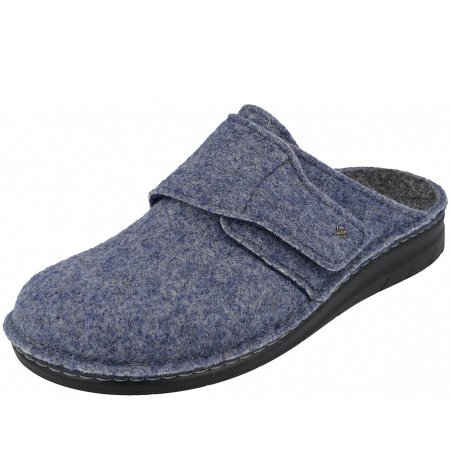Finn Comfort Herren Pantoletten in marine