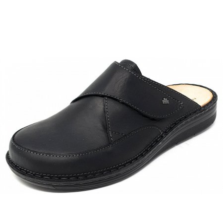 Finn Comfort Herren Aguilas Pantolette in schwarz