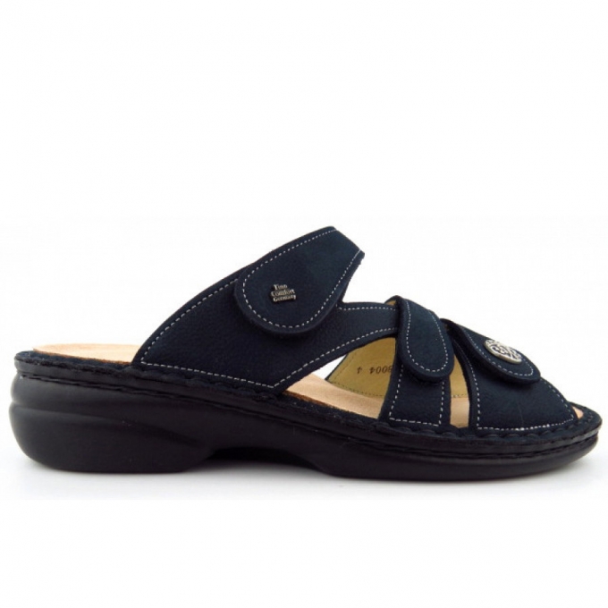 Finn Comfort Damen Ventura-S Nubuk nautic Pantolette in NAUTIC Finn Comfort Damen Ventura-S Nubuk nautic Pantolette in NAUTIC