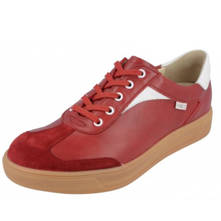 Finn Comfort Damen Schnürschuh in Pomodore/weiß Finn Comfort Damen Schnürschuh in Pomodore/weiß