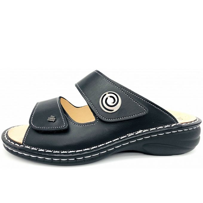 Finn Comfort Damen colina Pantolette in schwarz Finn Comfort Damen colina Pantolette in schwarz