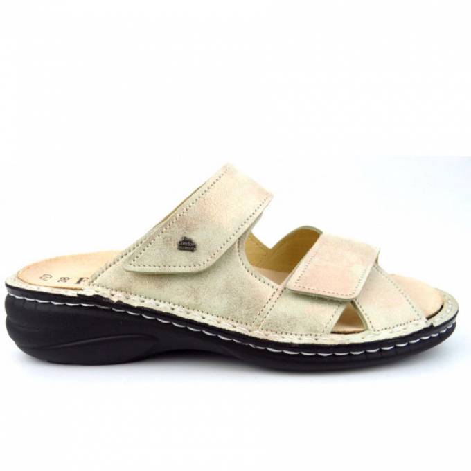 Finn Comfort Damen Melrose Nuvola champagne Pantolette in champagne Finn Comfort Damen Melrose Nuvola champagne Pantolette in champagne