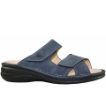Finn Comfort Damen melrose Pantolette in blau