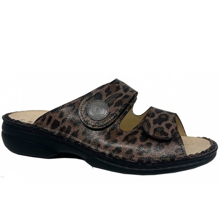 Finn Comfort Damen Pantoletten in leo Finn Comfort Damen Pantoletten in leo