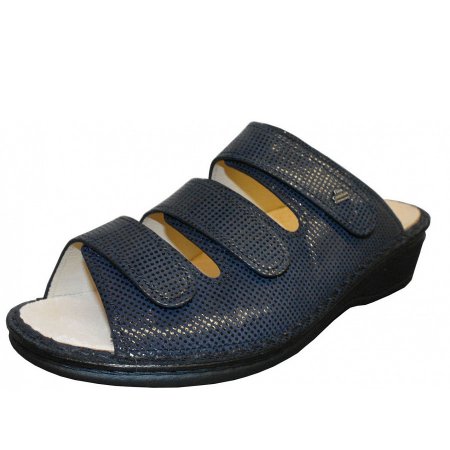 Finn Comfort Damen Pantoletten in marino