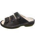 Finn Comfort Damen kos Pantolette in schwarz