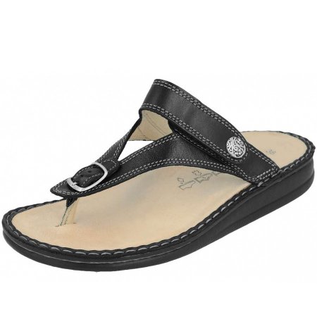 Finn Comfort Damen Sandaletten in schwarz