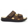 Finn Comfort Herren Thaso-S grizzly Pantolette in braun