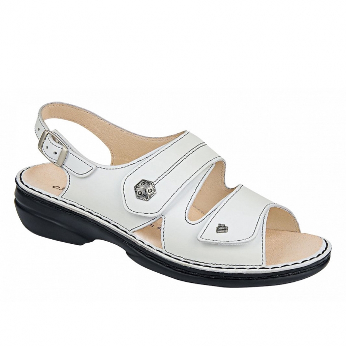 Finn Comfort Damen Sandalette in Weis Finn Comfort Damen Sandalette in Weis