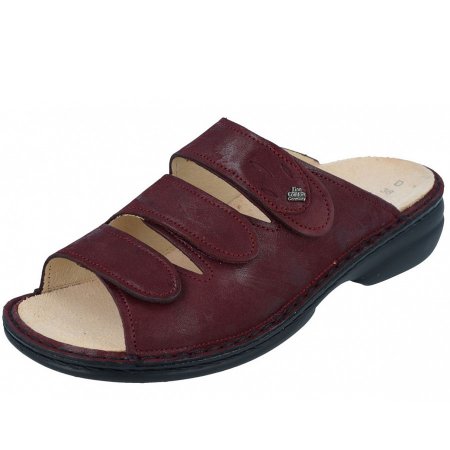 Finn Comfort Damen Kos Pantolette in bordo