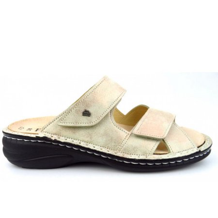 Finn Comfort Damen Melrose Nuvola champagne Pantolette in champagne Finn Comfort Damen Melrose Nuvola champagne Pantolette in champagne