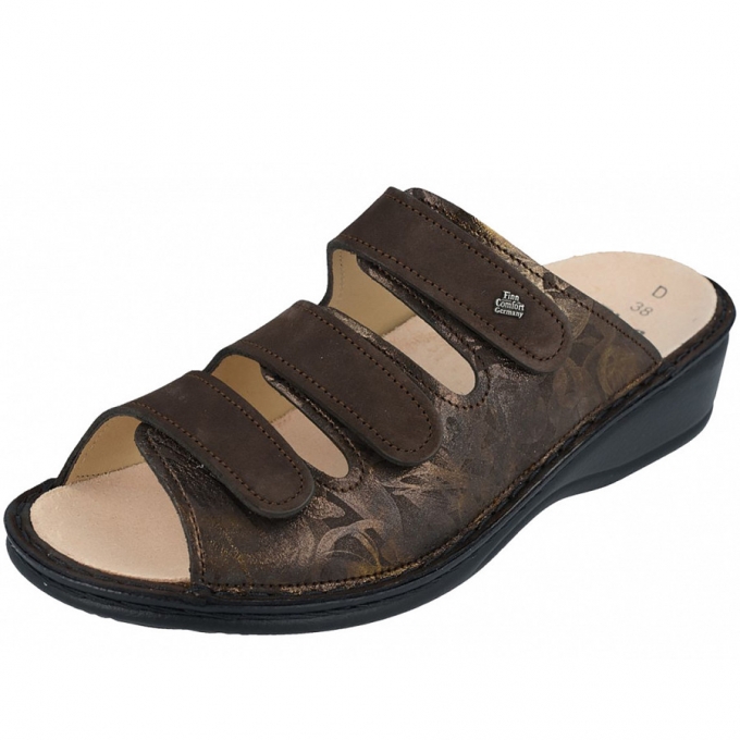 Finn Comfort Damen Pisa Pantolette in marron Finn Comfort Damen Pisa Pantolette in marron