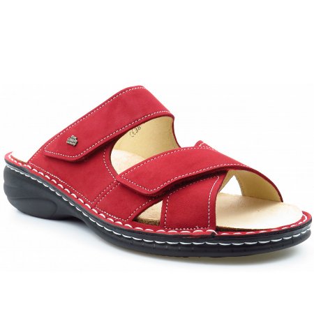 Finn Comfort Damen Melrose Nubuk chili Pantolette in chili