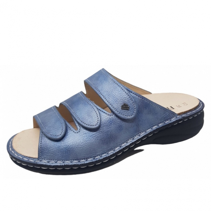 Finn Comfort Damen Hellas Pantolette in jeans blau Finn Comfort Damen Hellas Pantolette in jeans blau