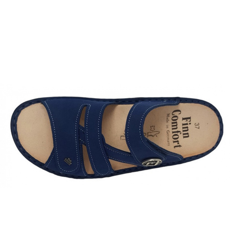 Finn Comfort Damen Ayueda Pantolette in atoll (dkl.blau)