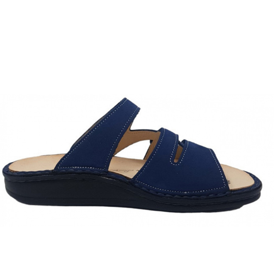 Finn Comfort Damen Ayueda Pantolette in atoll (dkl.blau)