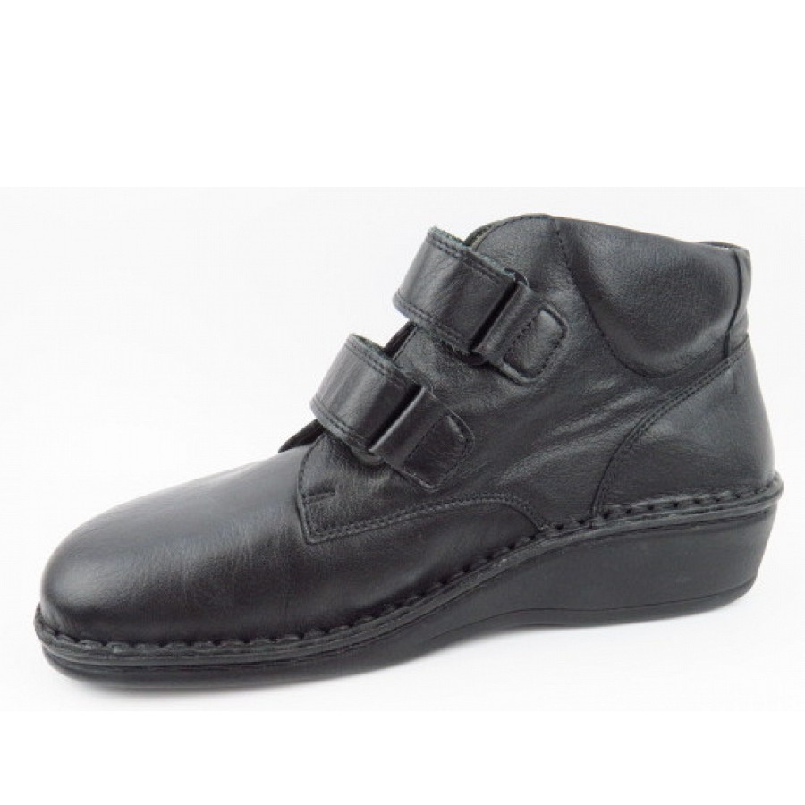 Finn Comfort Damen Prophylaxe Klettstiefel in Schwarz