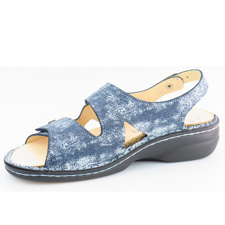 Finn Comfort Damen Milos Isotta marine Sandale in marine