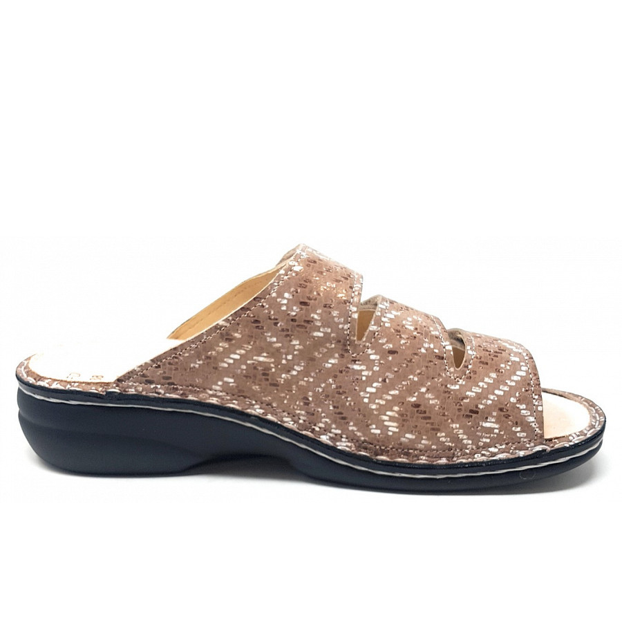 Finn Comfort Damen Kos Pantolette in beige