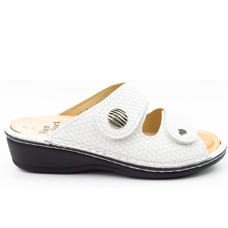 Finn Comfort Damen Panay-S Lotus Pantolette in weiss