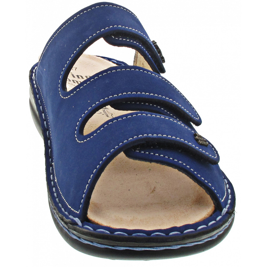 Finn Comfort Damen Menorca-S Pantolette in Kobalt