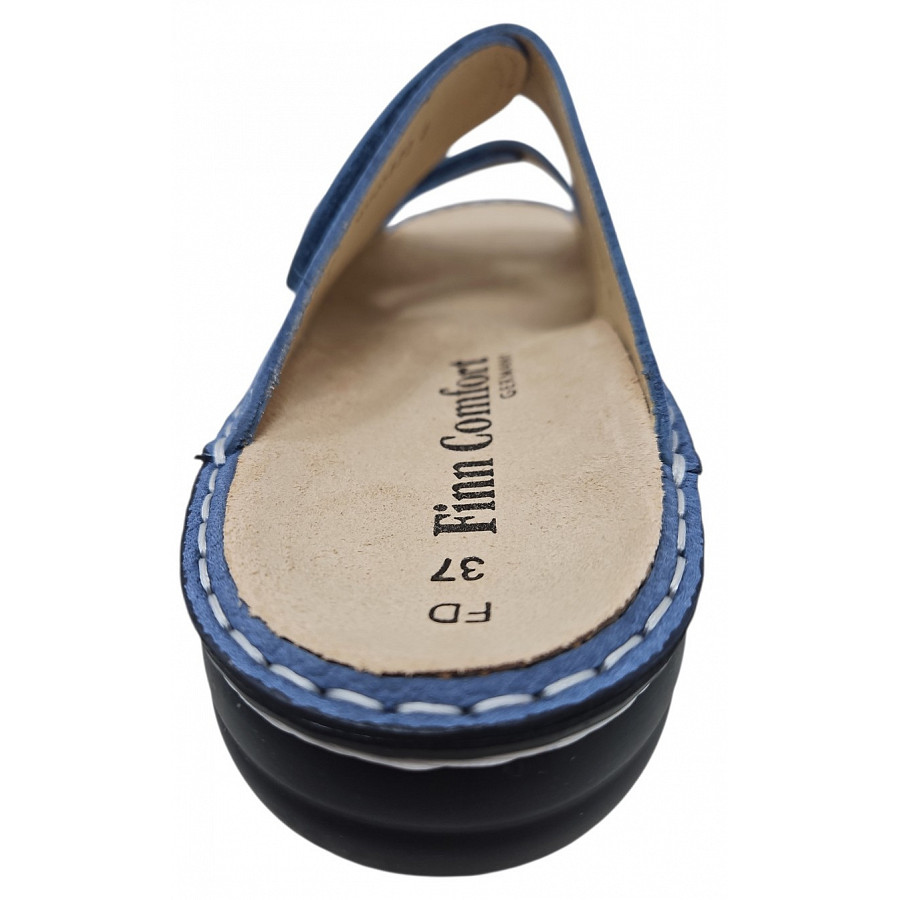 Finn Comfort Damen Sansibar Pantolette in sky