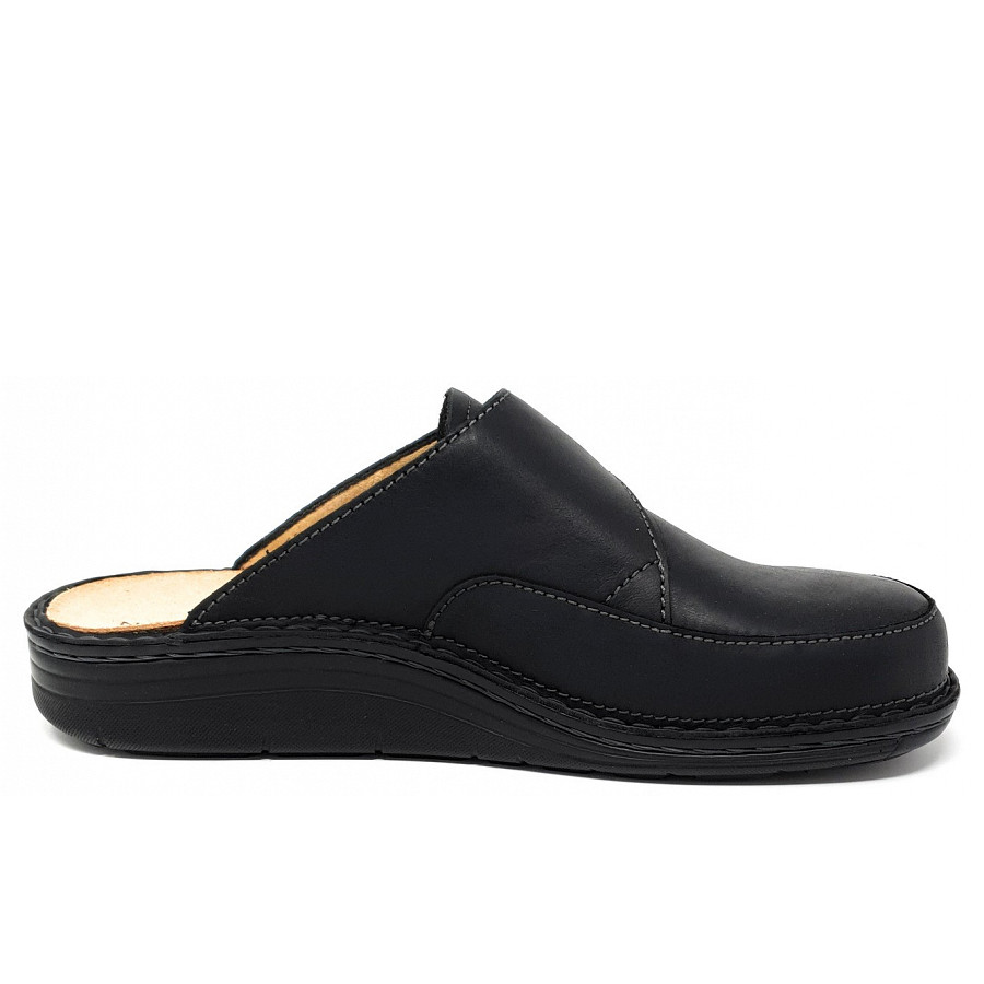 Finn Comfort Herren Aguilas Pantolette in schwarz