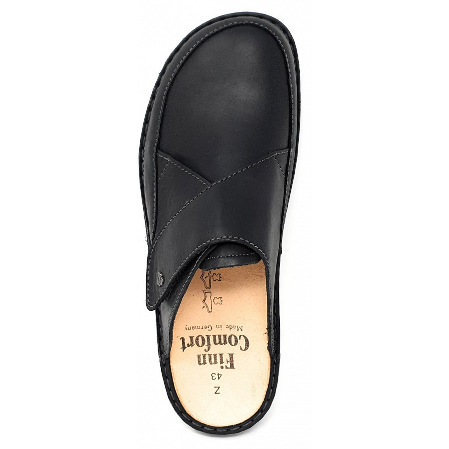 Finn Comfort Herren Aguilas Pantolette in schwarz