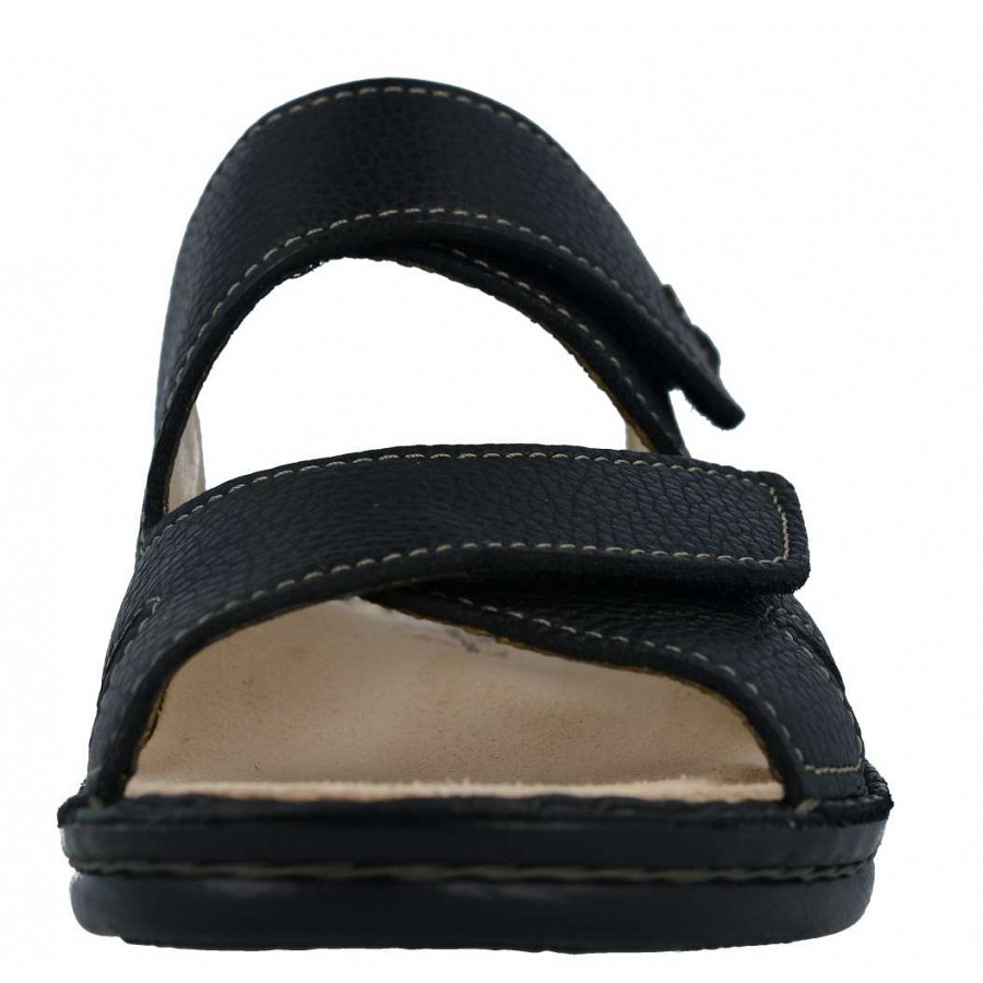 Finn Comfort Herren Danzig-S Pantolette in schwarz