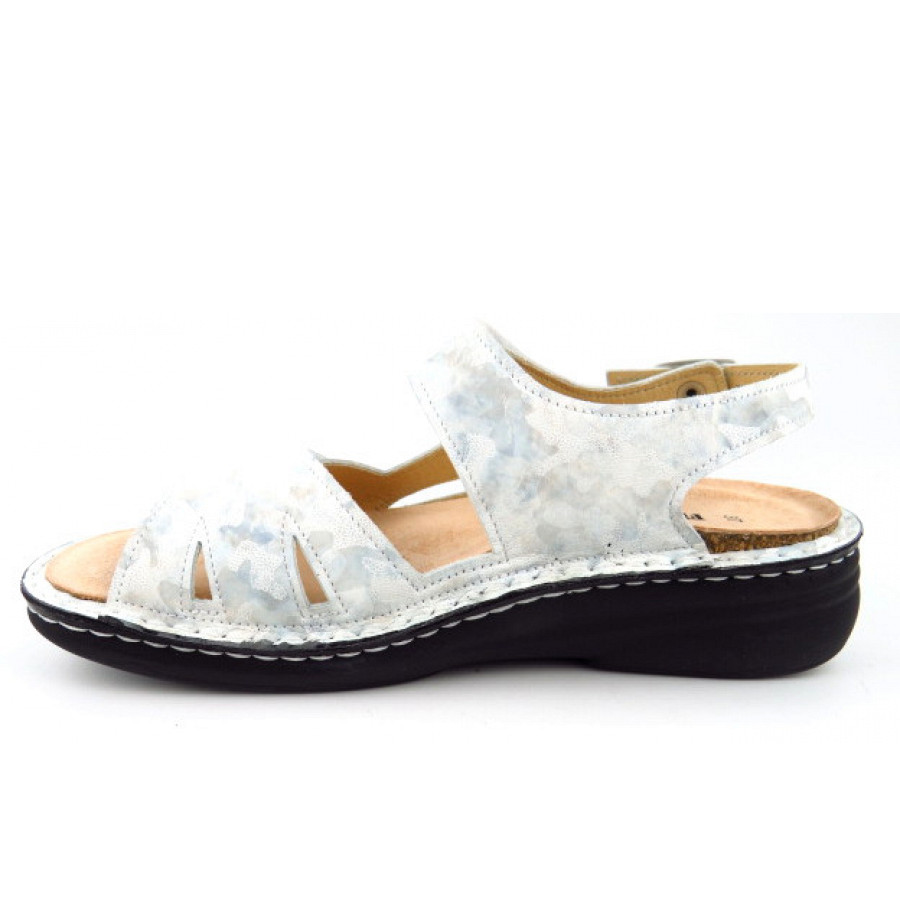 Finn Comfort Damen Barbuda Diva mavi Sandale in mavi