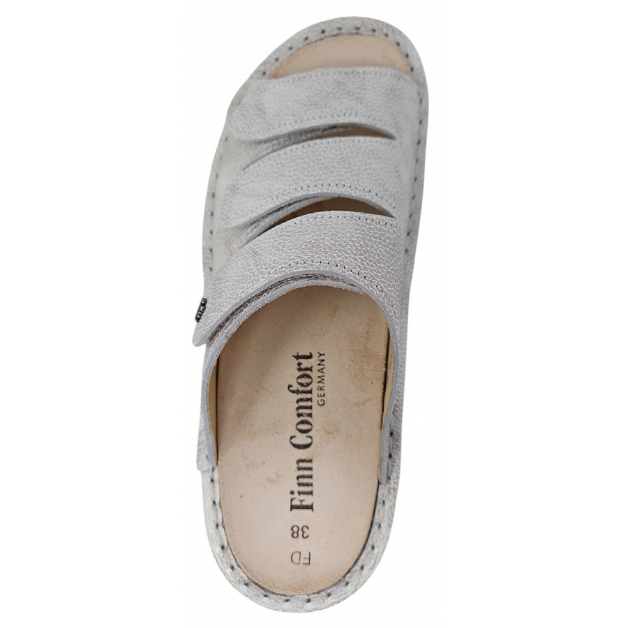Finn Comfort Damen Hellas Pantolette in taupe