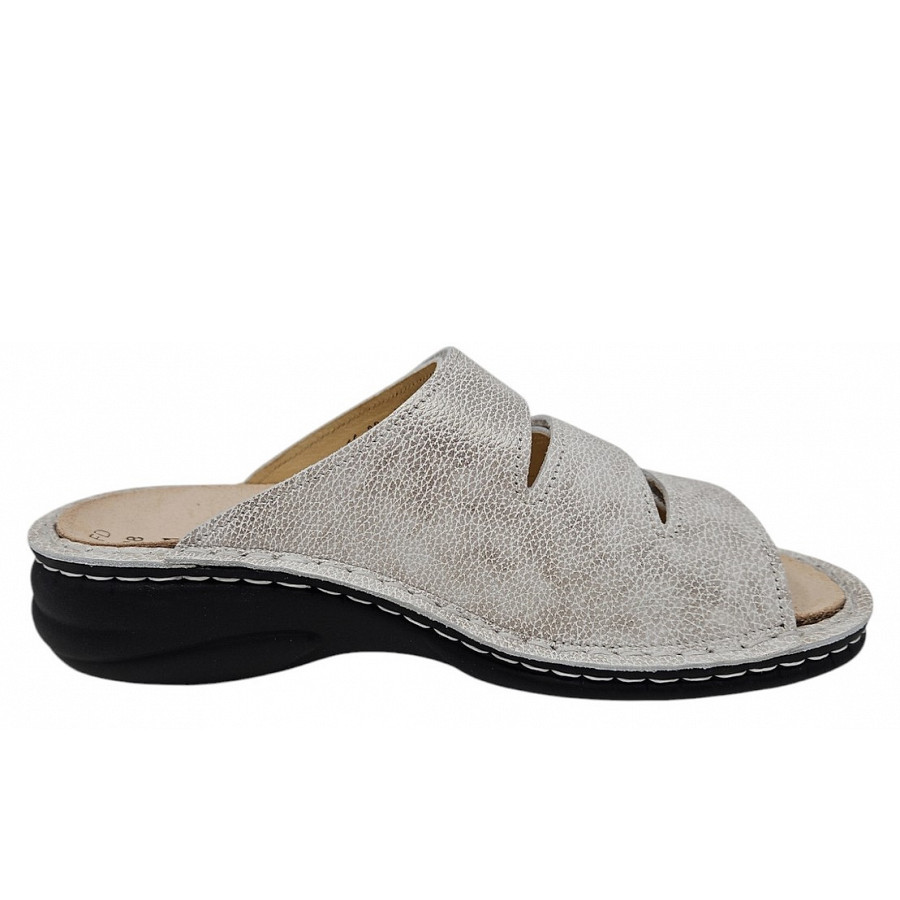 Finn Comfort Damen Hellas Pantolette in taupe