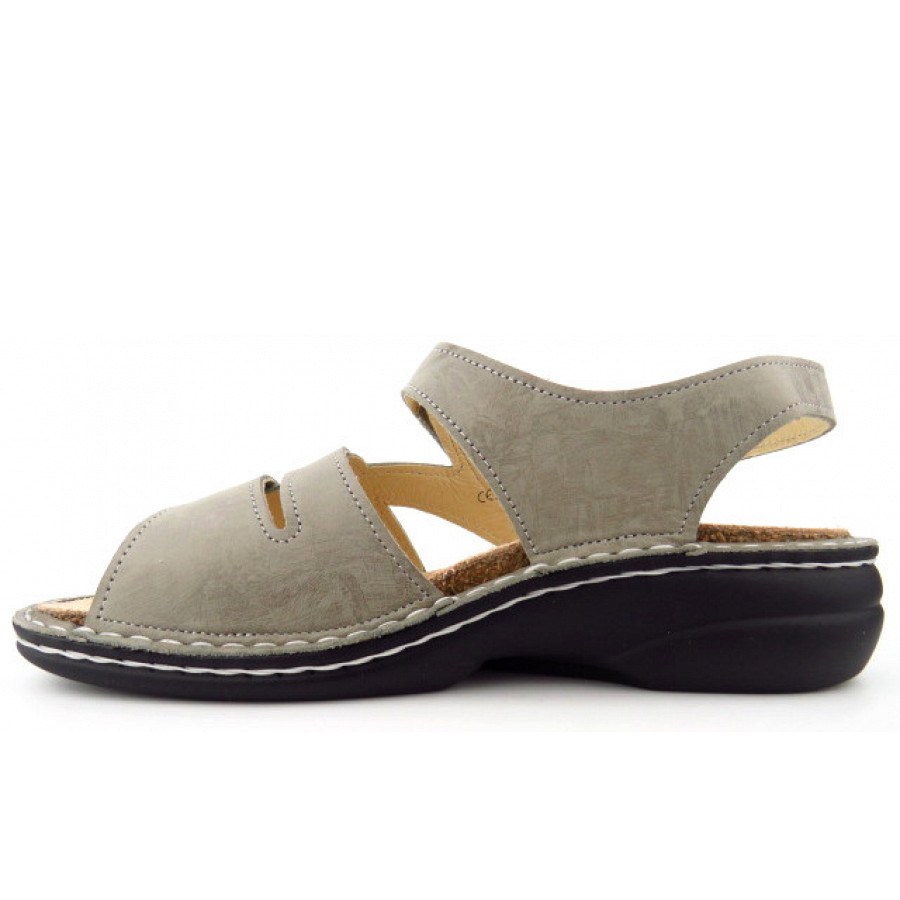 Finn Comfort Damen Gomera Twiga taupe Sandale in taupe