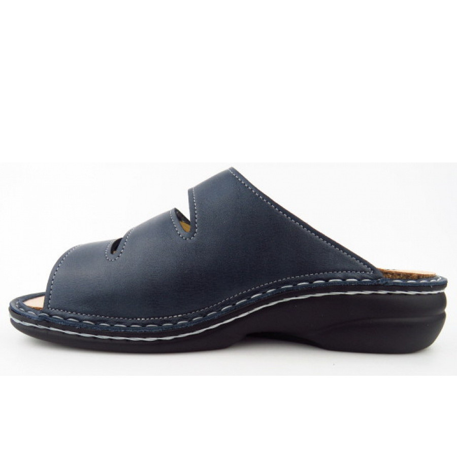 Finn Comfort Damen Kos steel latte Pantolette in steel latte