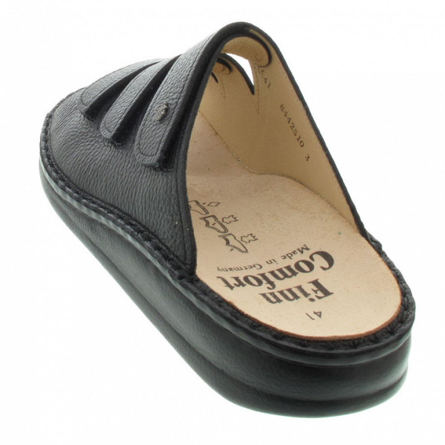 Finn Comfort Herren Korfu Pantolette in Schwarz